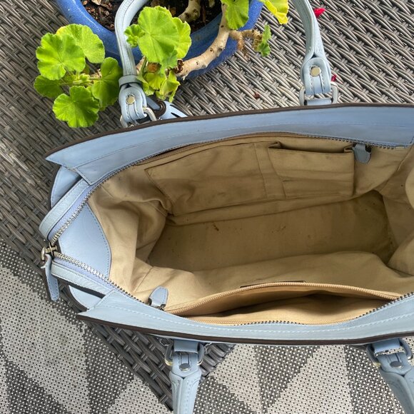 Authentic "BLUE" Coach Bag - Picture 3 of 7